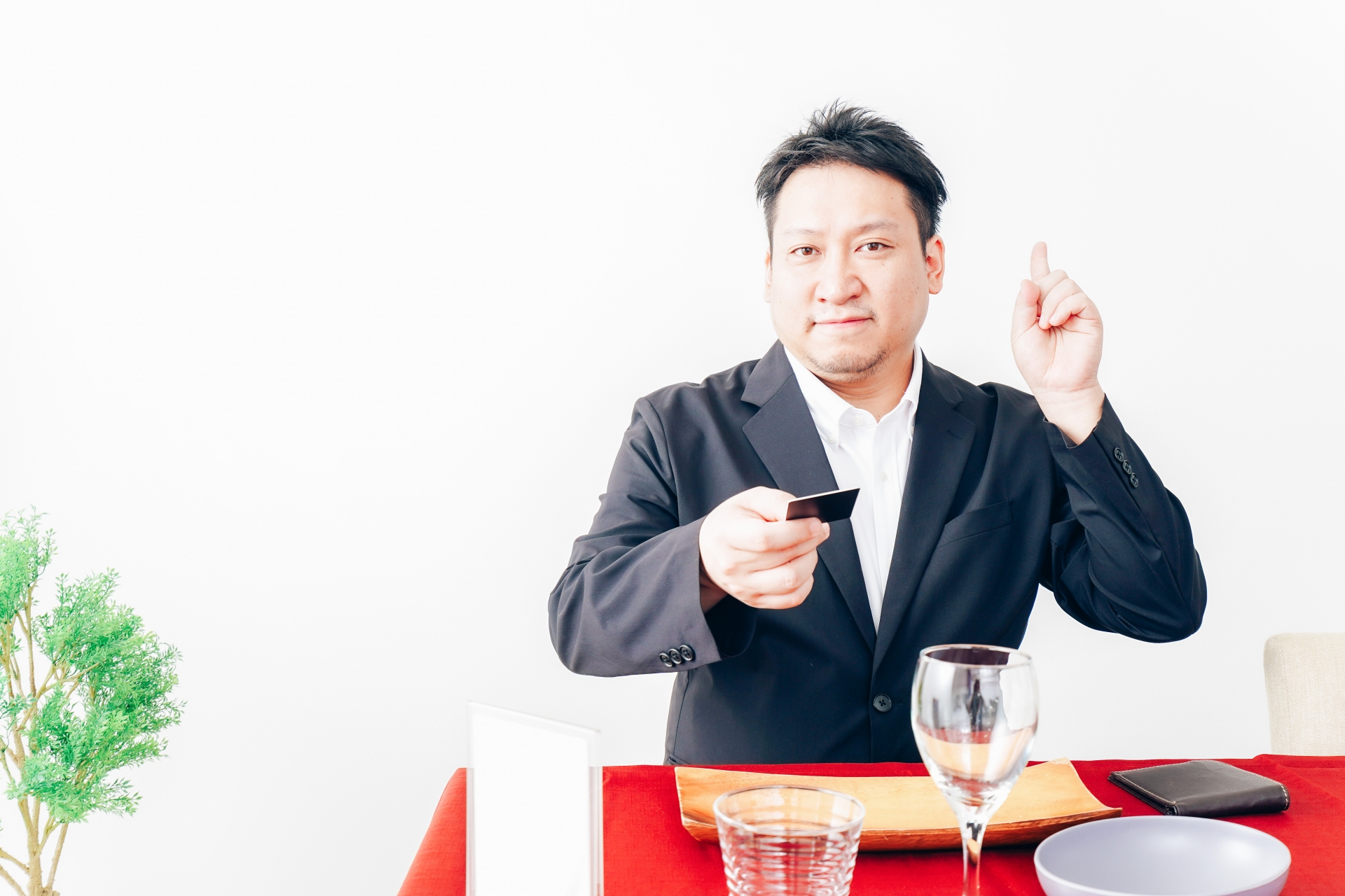 ビジネスマン　食事　評価