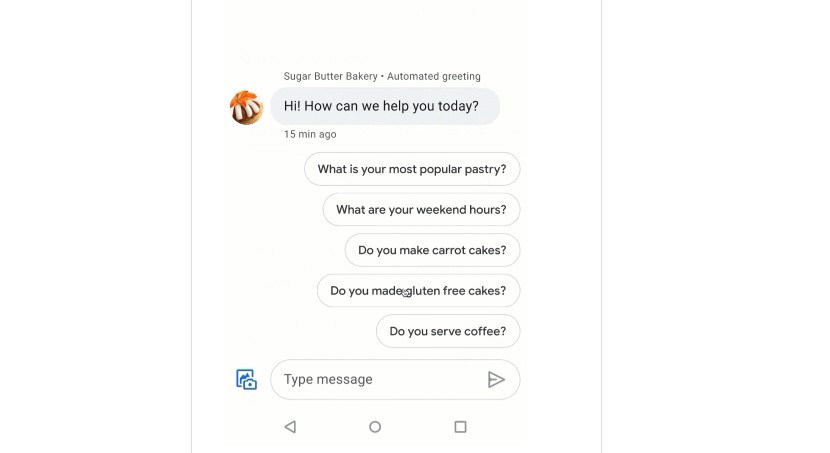 Googleビジネスプロフィールのメッセージ