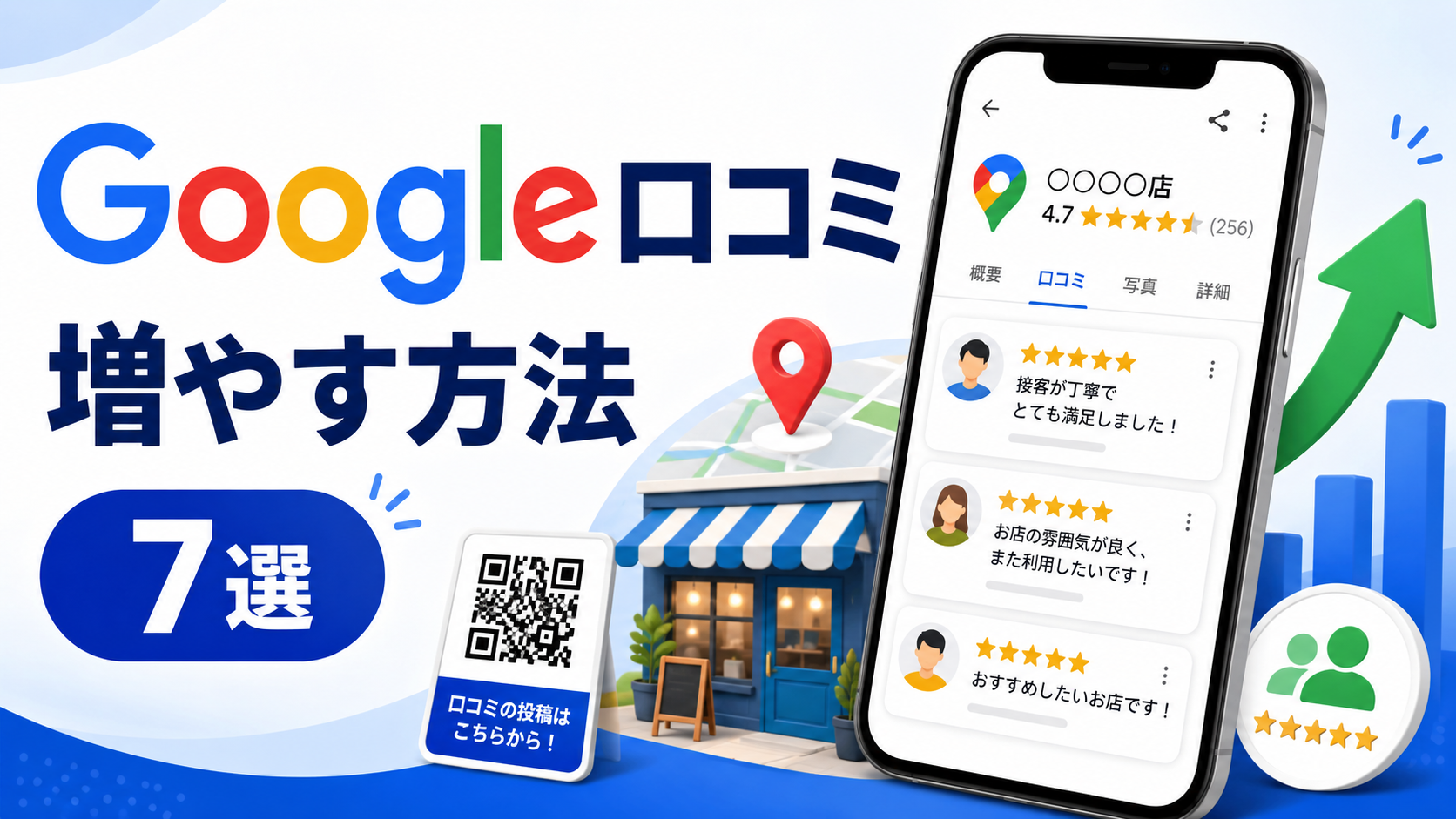 Google口コミの増加方法7選