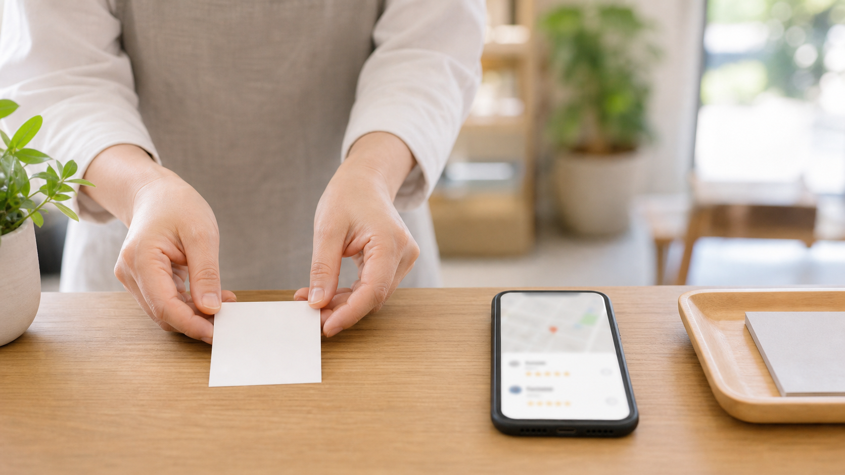 Googleマップの口コミ依頼のイメージ画像